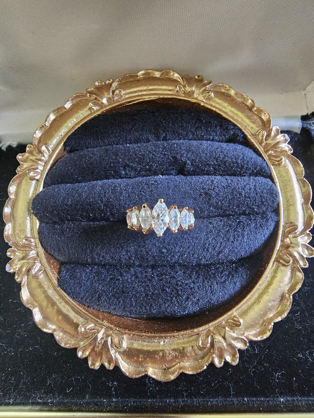 Vintage 14k Gold Plated Ring Size 7